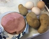 【め〜】スパニッシュオムレツ【くいん】作り方1写真