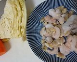 シーフードと野菜のチーズクリームスープ作り方1写真