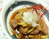 豚塊肉を使って☆オニオンドレッシング漬け作り方4写真