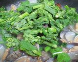 菜の花とアサリのパスタ作り方4写真