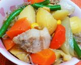 調味料大さじ３♡豚バラブロックで肉じゃが作り方6写真
