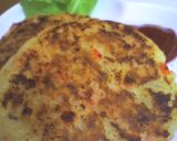 コロッケの残り卵液でもちっと焼き作り方3写真