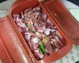 ~鶏の砂肝しおネギ&生姜スチーム~作り方1写真