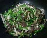 青椒蒟蒻【こんにゃくの青椒肉絲風】作り方6写真