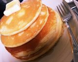 シンプルホットケーキ、バターシロップ作り方5写真
