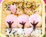 お花見弁当 桜のおにぎり作り方1写真