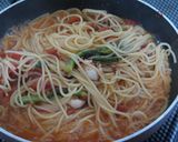 菜の花とタコのトマトソーススパ作り方5写真