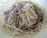 もやしと水菜の梅昆布サラダ作り方2写真