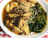 簡単★鶏もも肉とネギほうれん草のとろとろ作り方8写真