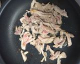 湯葉とキクラゲと豚肉の中華炒め作り方2写真
