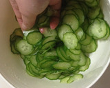 きゅうりとワカメとしらす干しの酢の物作り方1写真