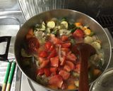 野菜たっぷり☆鶏肉のトマト煮込み作り方6写真