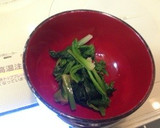 簡単♪＊ほうれん草と豆腐のおすまし＊作り方3写真