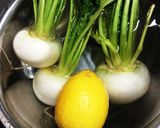レモンジーナで、かぶのサッパリ漬け作り方1写真