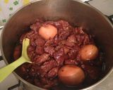 彼への♡とろとろ牛すじ煮込み♡作り方10写真