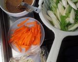 ゆずこしょう&むね肉のスパゲティ作り方2写真