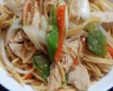 ゆずこしょう&むね肉のスパゲティ作り方10写真