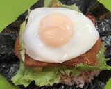 ランチョンミートで！ロコモコ風おにぎらず作り方13写真