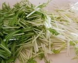 塩ダレで簡単！水菜のマリネ風サラダ作り方2写真