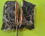 ランチョンミートで！ロコモコ風おにぎらず作り方18写真