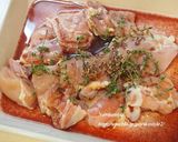 ワインマリネチキンの香草パン粉焼き作り方2写真