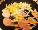 ♪黄ニラと帆立の炒めもの作り方3写真
