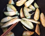 オクラ なす ベーコン炒め 節約☆簡単作り方4写真