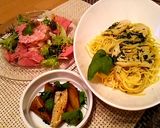 ミキサー不要★自家製ジェノベーゼパスタ作り方5写真