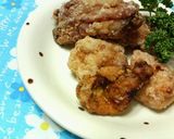 カラッと揚がる☆黒蜜ゴマ山椒の和チキン作り方3写真