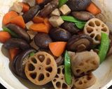 干し椎茸と根菜の精進煮作り方9写真