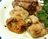 カラッと揚がる☆黒蜜ゴマ山椒の和チキン作り方5写真