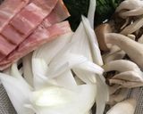 ランチ！ほうれん草のガリバタ！パスタ作り方1写真