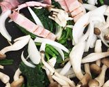 ランチ！ほうれん草のガリバタ！パスタ作り方3写真