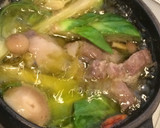 芽キャベツとシメジと豚肉の【アヒージョ】作り方7写真