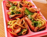 ☆春休みのお昼☆春キャベツ簡単焼きそば♪作り方8写真
