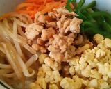 味付け簡単！ビビンバ風彩り五色丼♪作り方7写真