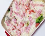 明太子と豆腐のとろろグラタン作り方6写真