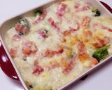 明太子と豆腐のとろろグラタン作り方7写真