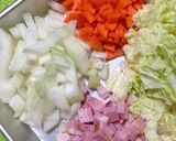 １食分の野菜入り！ミルクスープ作り方1写真