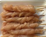 簡単☆ササミの巻き巻き焼き鳥作り方2写真