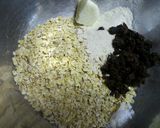 オートミールとレーズンの塩クッキー作り方2写真