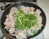 豚肉・ねぎ・大根葉・ちくわの炒め物作り方6写真