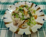 豚肉・ねぎ・大根葉・ちくわの炒め物作り方9写真