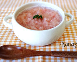 無塩料理☆大根とトマトの冷製スープ作り方3写真