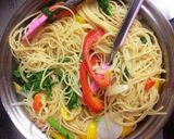 春野菜の彩りパスタ♡作り方4写真