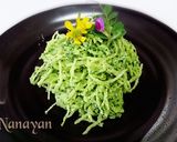 無塩料理☆小松菜deジェノベーゼ♪大根麺作り方8写真