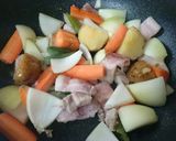 スパイシーランチのカレーシチュー。作り方1写真