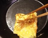 【お弁当】玉子1個で作るお弁当の玉子焼き作り方8写真