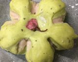 桜咲く＊抹茶桜あんぱん＊お花見にも作り方12写真