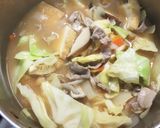 具沢山でおかず味噌汁(食べるスープ)作り方5写真